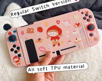 STARRY FOREST Little Red Riding Hood and Wolf Case for Nintendo
