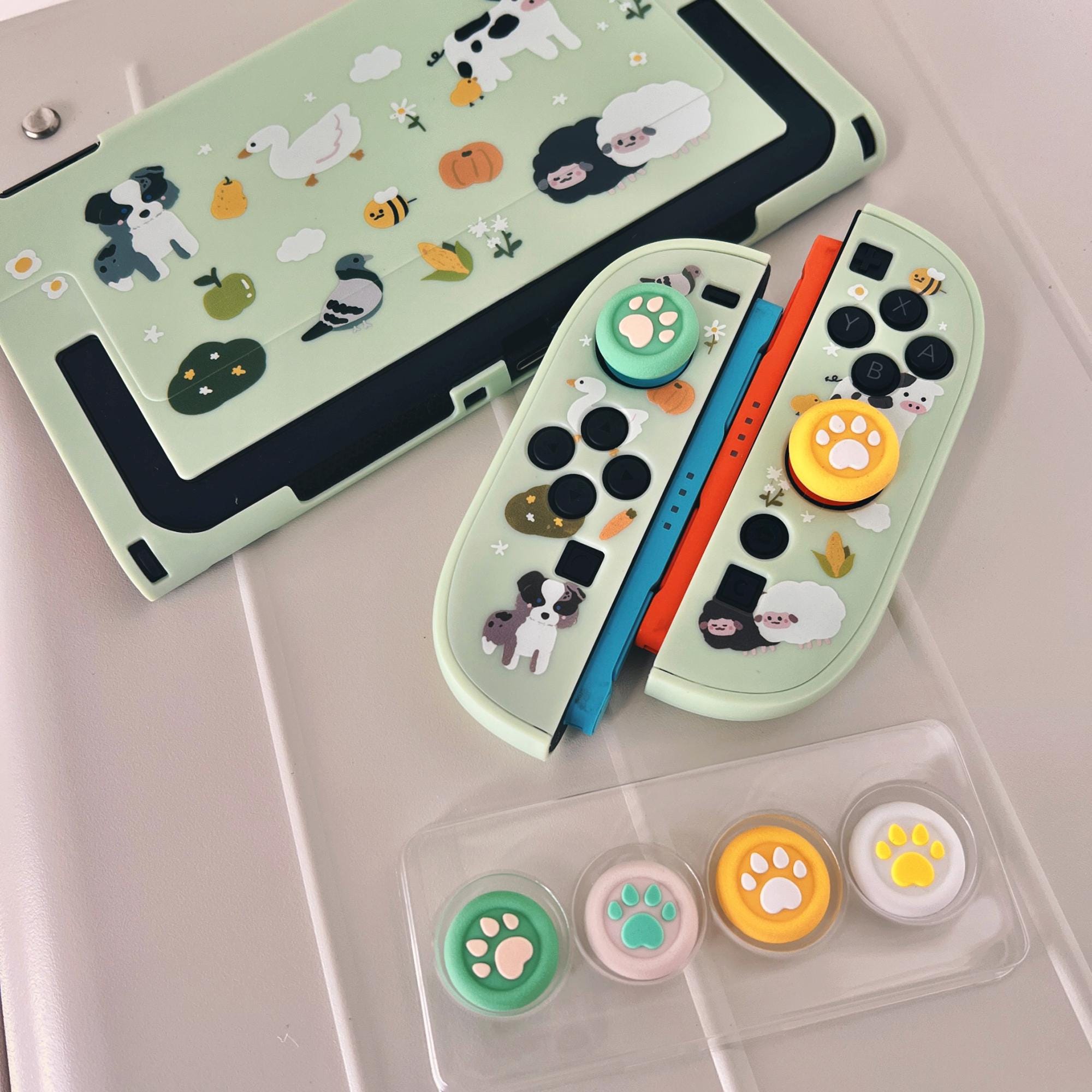 Starry Forest Farm Friends Case for Nintendo Switch 2, Cute Cow