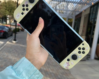 Starry Forest Cat Panda Cute Nintendo Switch Oled Case With Game