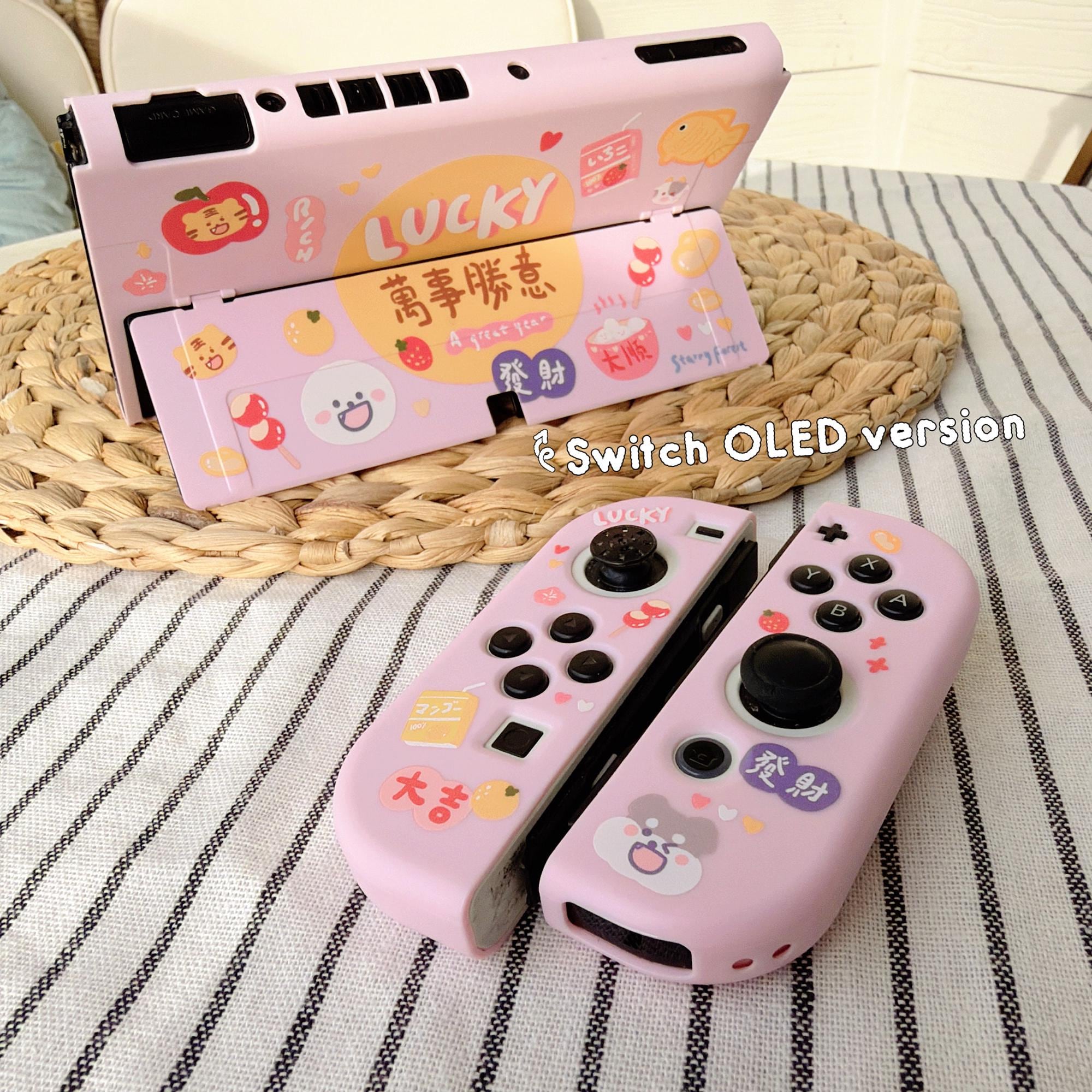 Starry Forest Cute Lucky New Year Nintendo Switch Oled Case