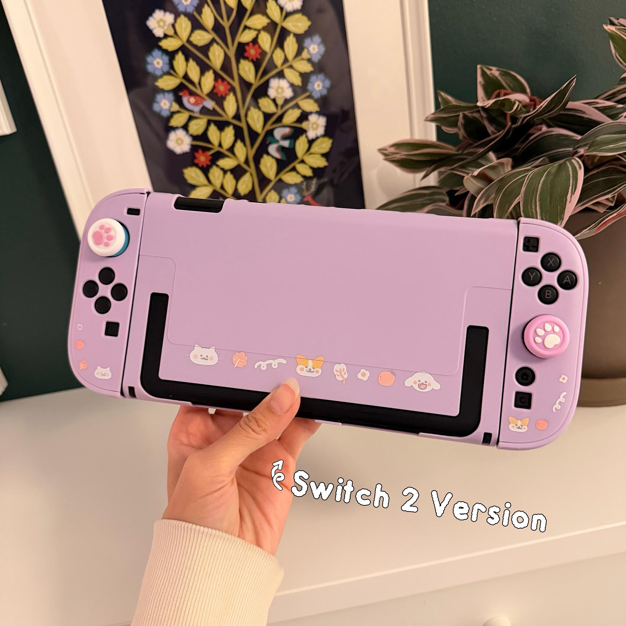 Starry Forest Floral Case for Nintendo Switch2 , Switch Oled, Cute