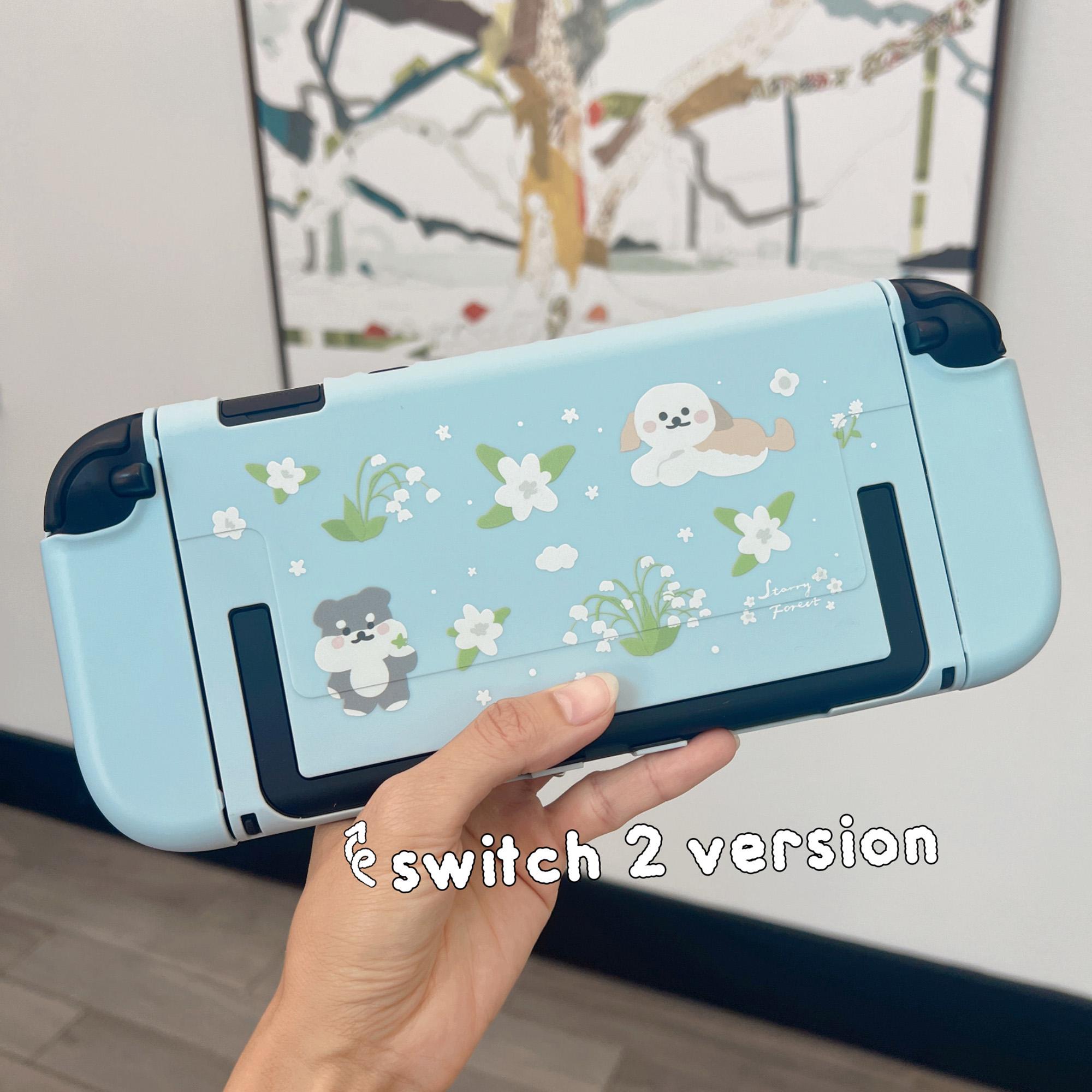 Starry Forest Schnauzer Maltipoo Case for Nintendo Switch 2, Oled
