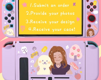 Thumb Grips Sushi Japanese Switch Case Custom Case For Nintendo