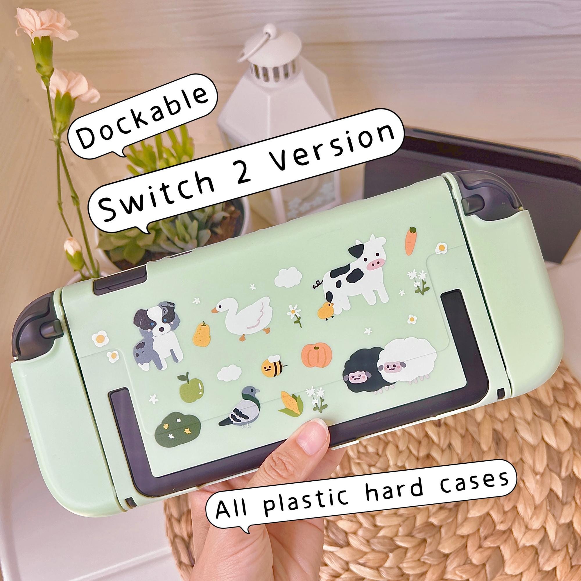 Starry Forest Farm Friends Case for Nintendo Switch 2 OLED, Cute