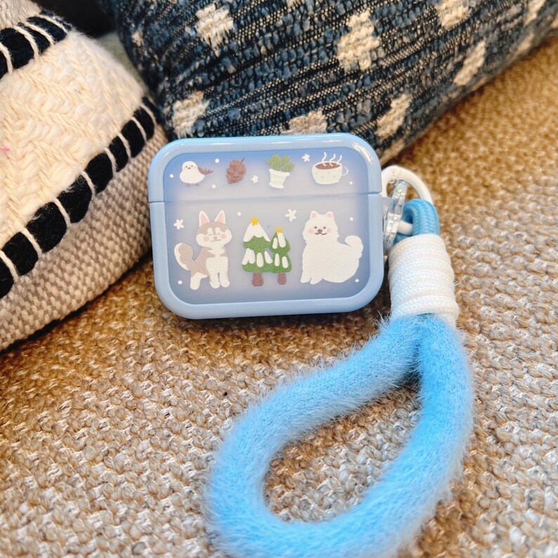 Starry Forest Winter Dogs Cute Case for Airpods 1st/2nd/3rd/4th/pro ...