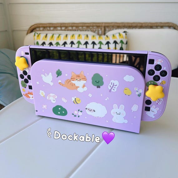 Nintendo Switch 2用 星空の森 オレンジ キャットシープケース