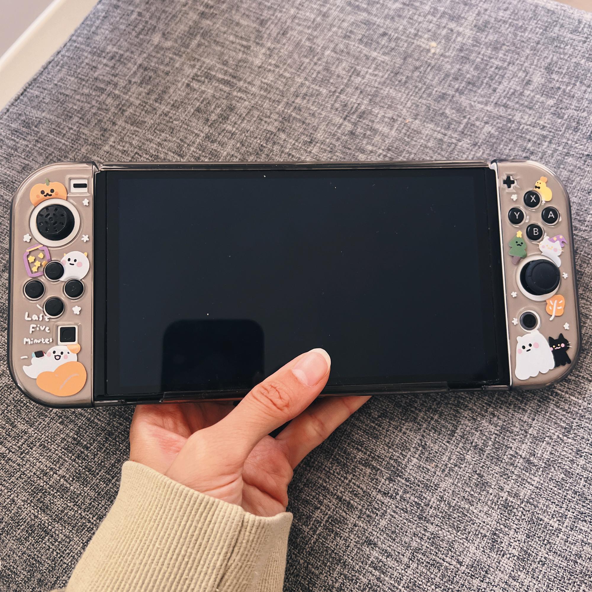 Starry Forest Halloween Gaming Ghost Nintendo Switch Oled Case