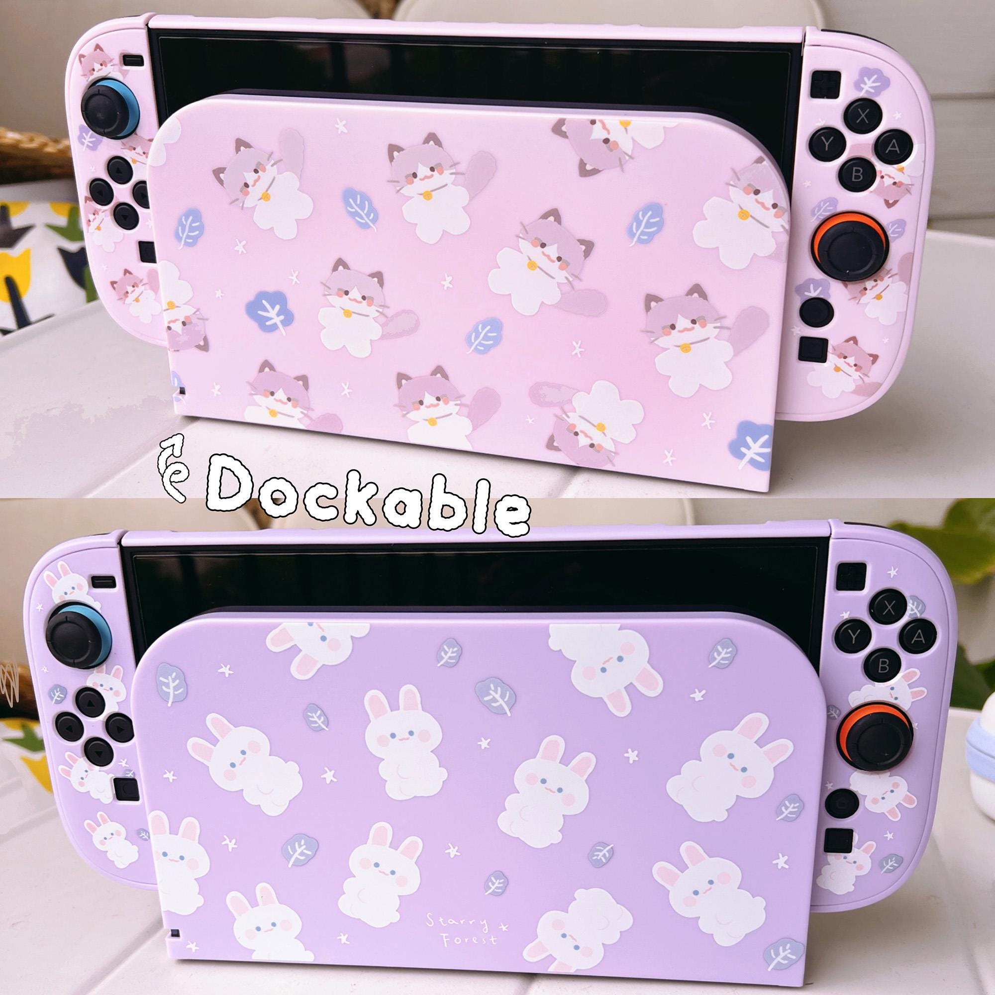 Nintendo Switch 2用 星空の森の猫 バニープリントケース、Switch OLED