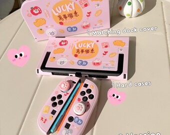 Starry Forest Cute Lucky New Year Nintendo Switch Oled Case