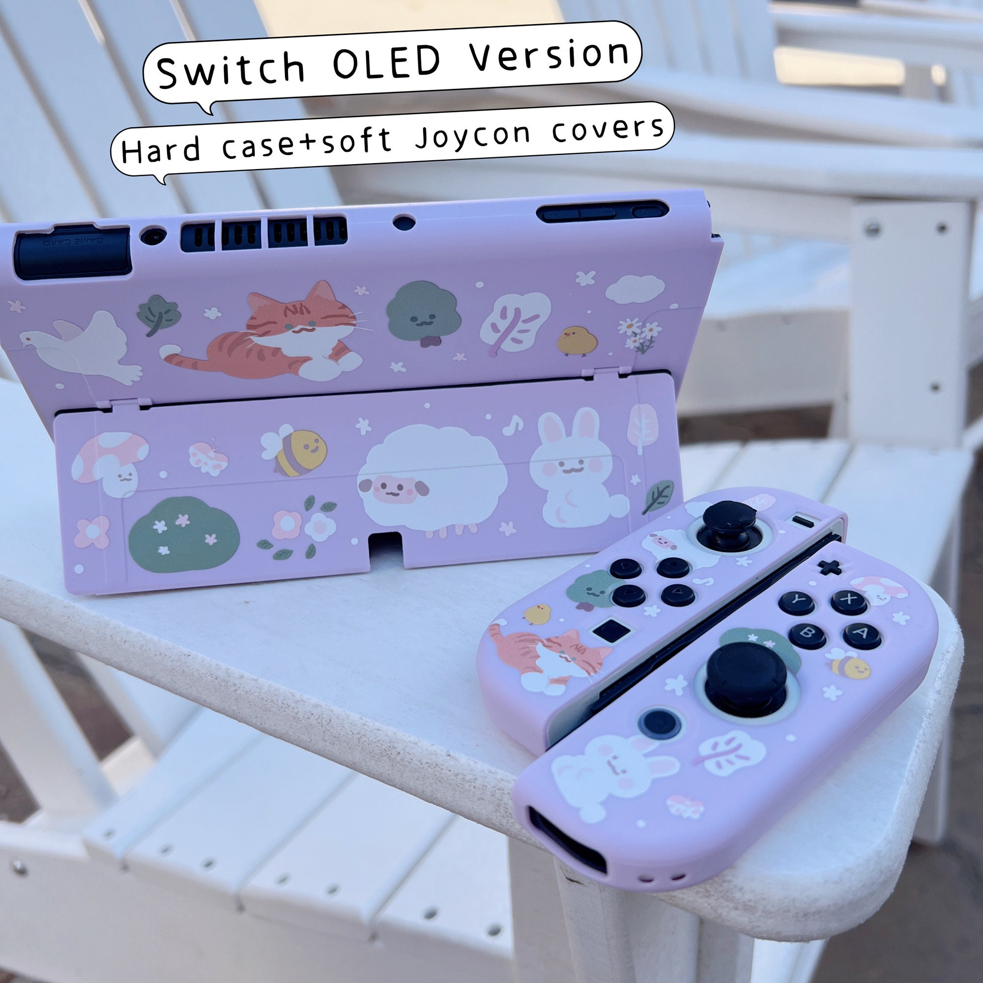 Starry Forest Cat Sheep Dockable Case for Nintendo Switch 2