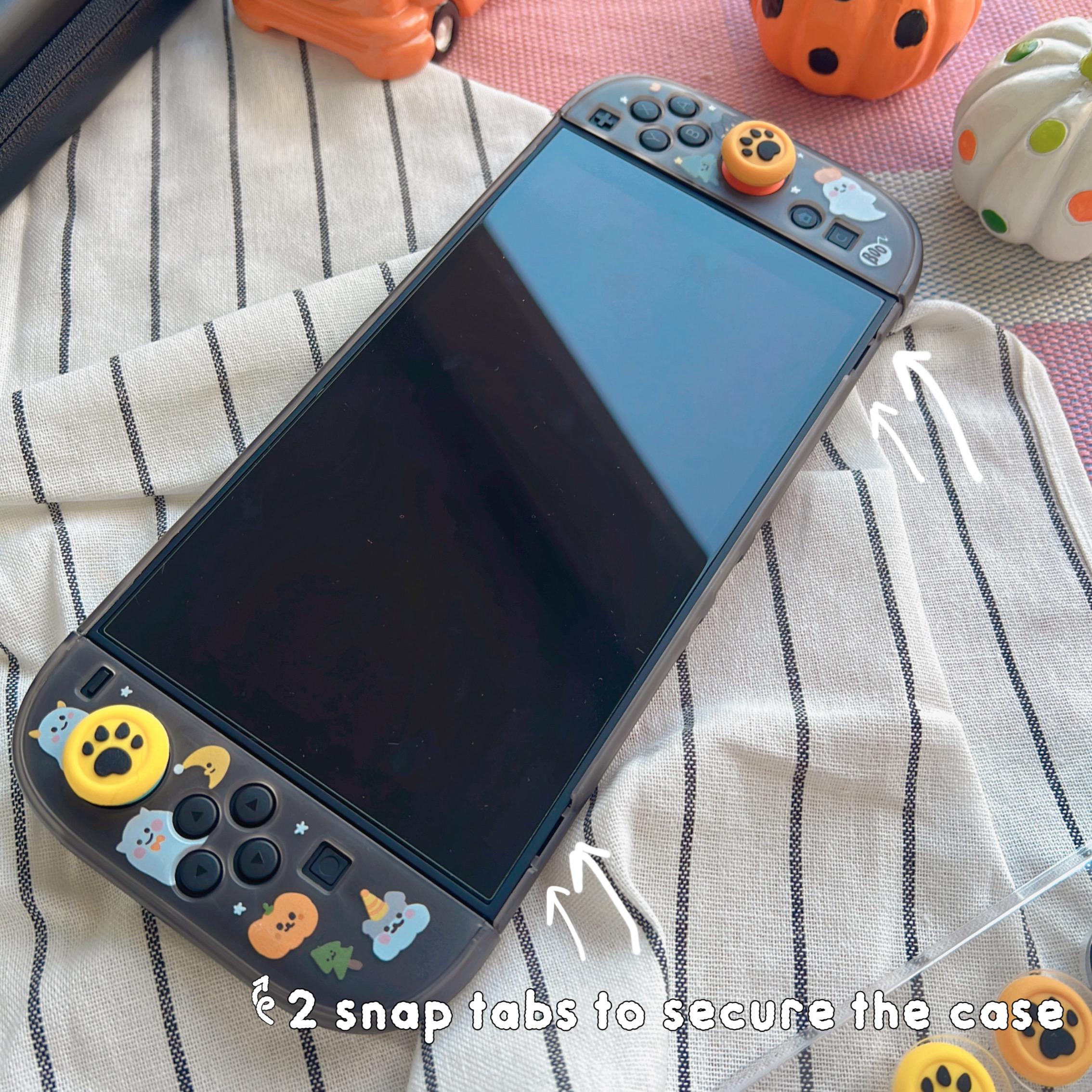 Starry Forest Halloween Case for Nintendo Switch 2, Cute Black Boo
