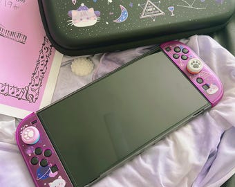 Starry Forest Cat Divination Nintendo Switch 2 Oled Case, Kawaii