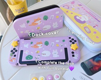 Nintendo Switch 2用 星空の森 オレンジ キャットシープケース