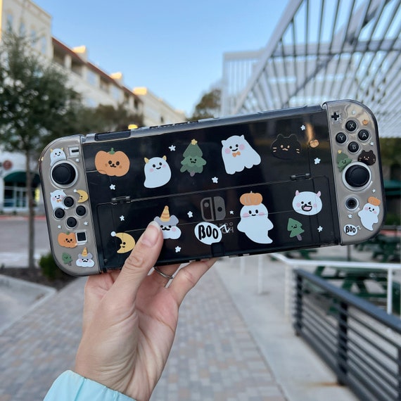 Starry Forest Halloween Nintendo Switch 2 Case, Kawaii Dog