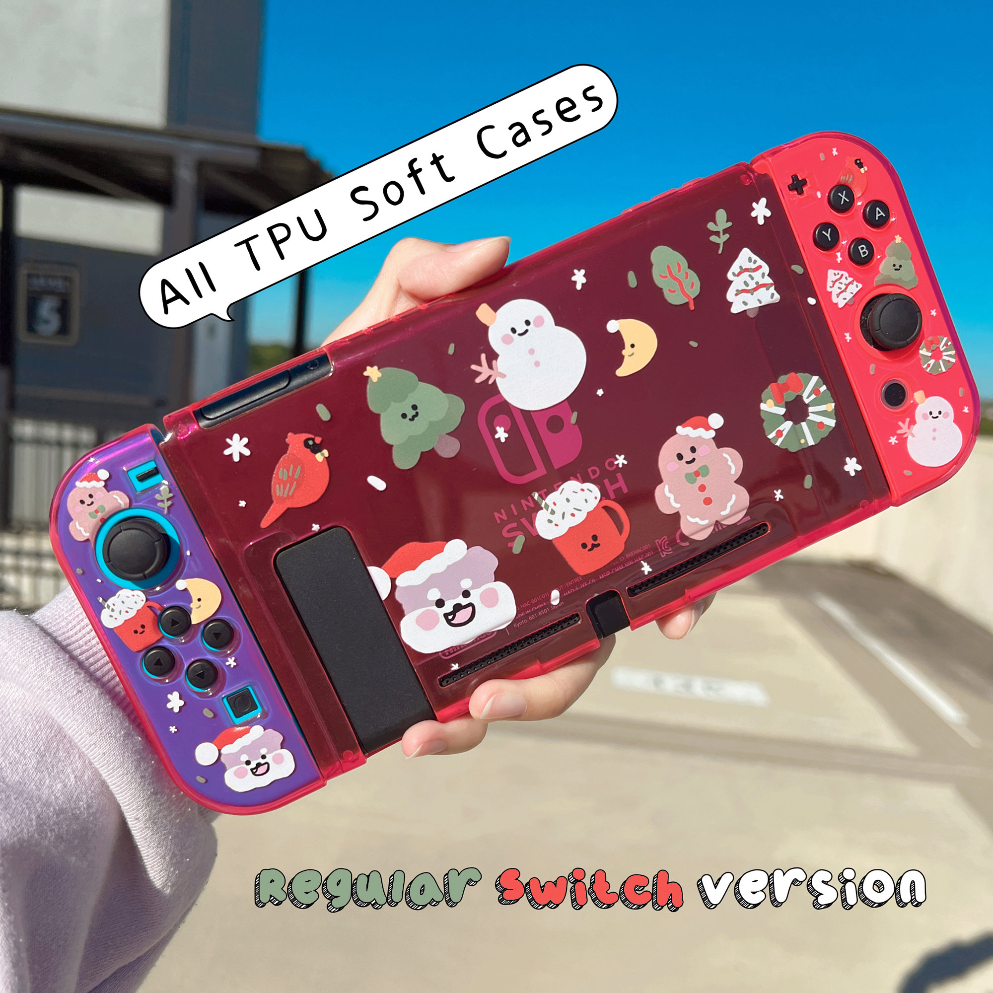 Starry Forest Christmas Case for Nintendo Switch, Switch Oled