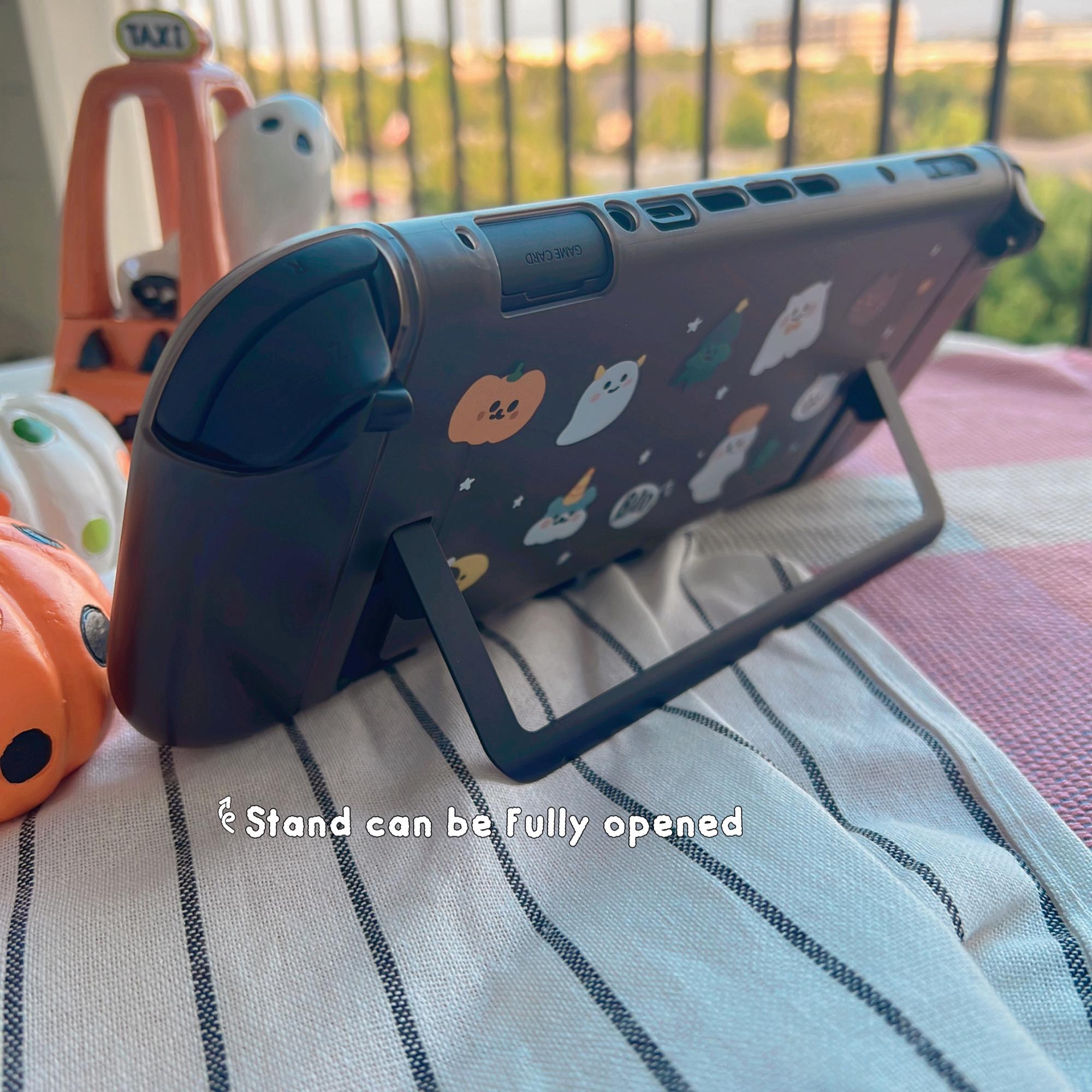 Starry Forest Halloween Nintendo Switch 2 Case, Kawaii Dog
