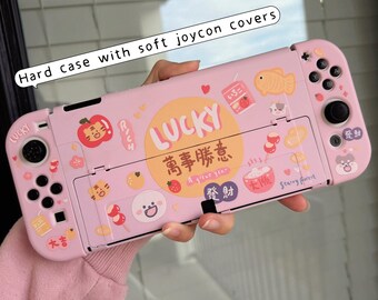 Starry Forest Cute Lucky New Year Nintendo Switch Oled Case