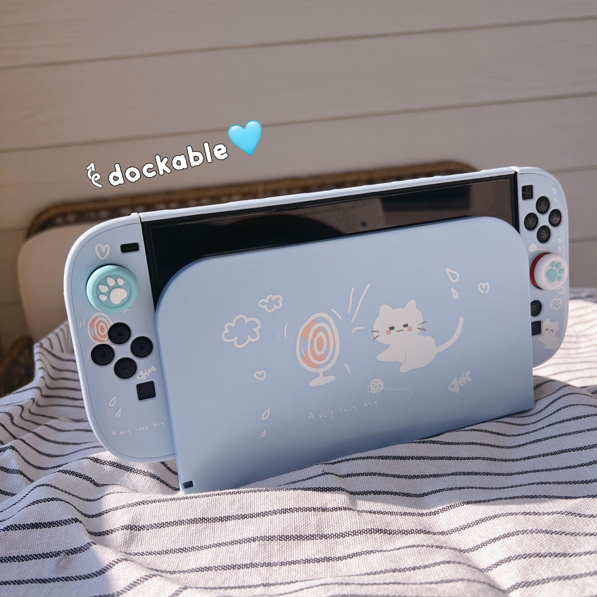 Starry Forest Breezy Cat Nintendo Switch 2 Case, Kawaii Switch