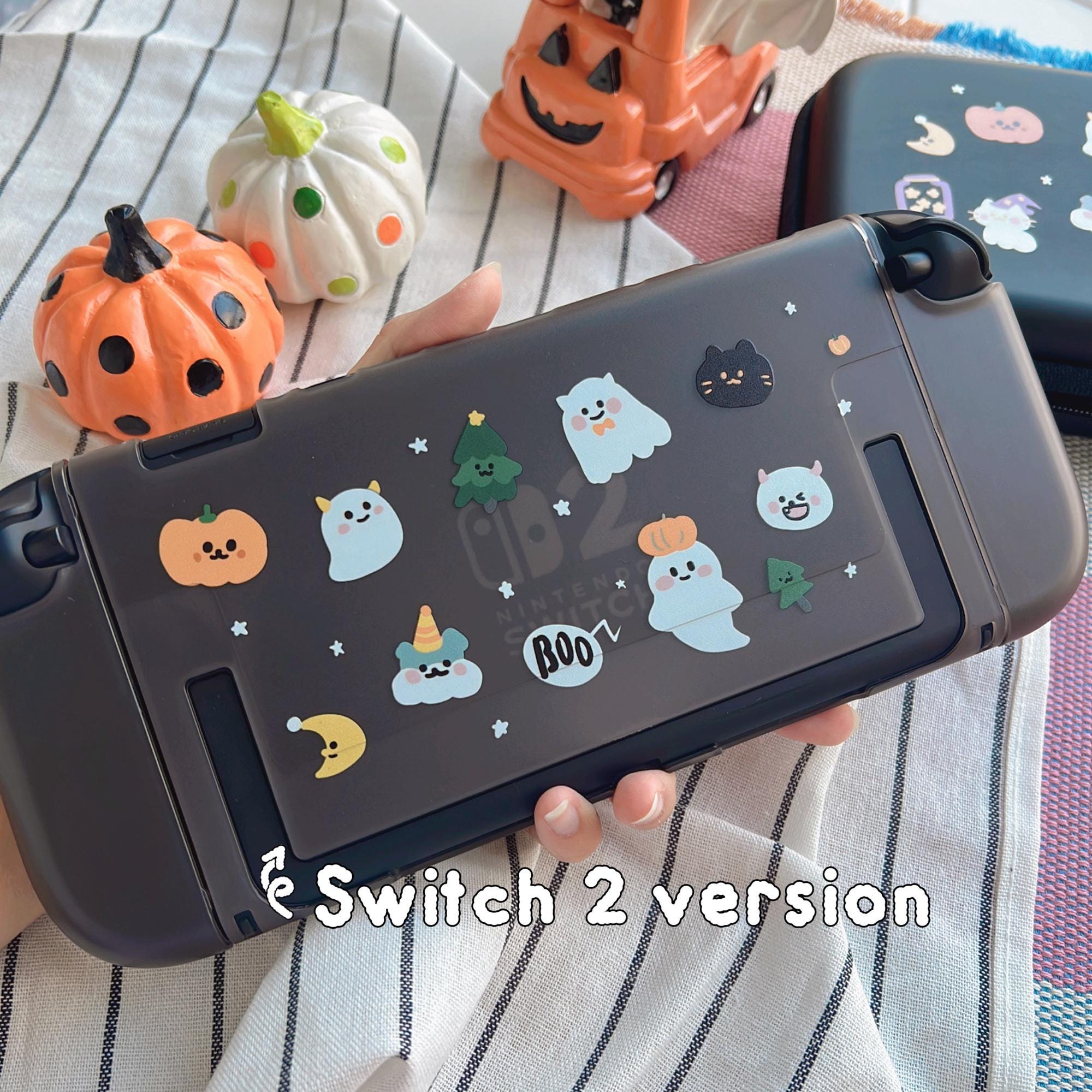 Starry Forest Halloween Nintendo Switch 2 Case, Kawaii Dog
