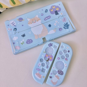 Custom Case for Nintendo Switch of your pets, Switch 2 Oled lite cover, Personalized switch accessories shell, cute gift for dog cat lover image 6