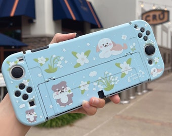 Starry Forest Schnauzer Maltipoo Case for Nintendo Switch 2, Oled