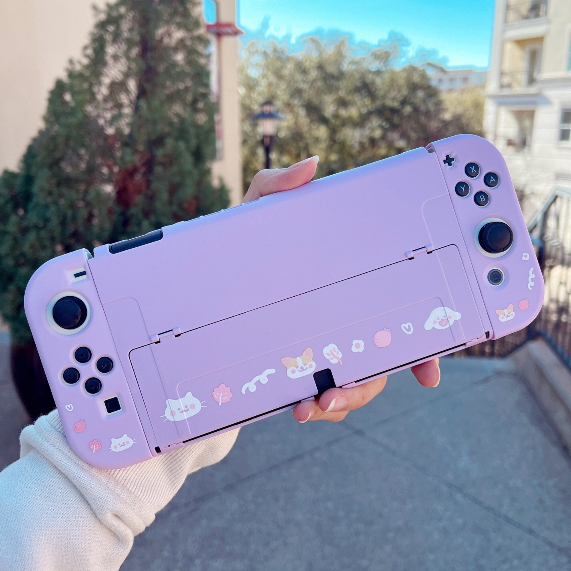 Starry Forest Floral Case for Nintendo Switch2 , Switch Oled, Cute