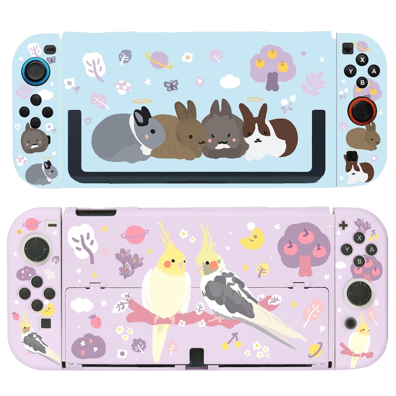 Custom Case for Nintendo Switch of your pets, Switch 2 Oled lite cover, Personalized switch accessories shell, cute gift for dog cat lover image 5