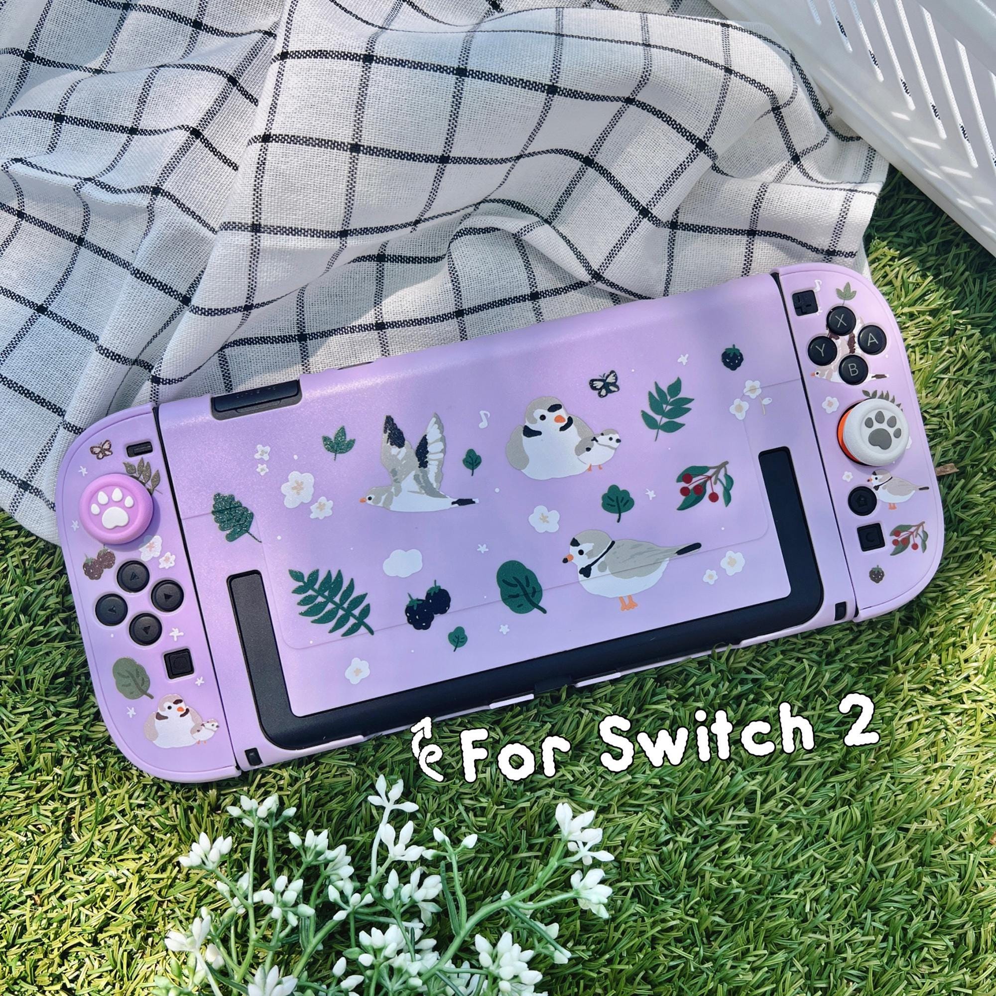 Case for Nintendo Switch 2 and 1 OLED, STARRY FOREST Bird Cute