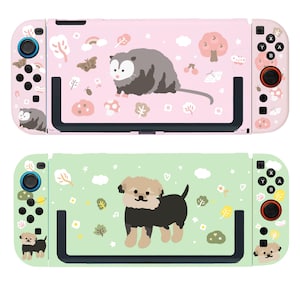 Custom Case for Nintendo Switch of your pets, Switch 2 Oled lite cover, Personalized switch accessories shell, cute gift for dog cat lover image 3