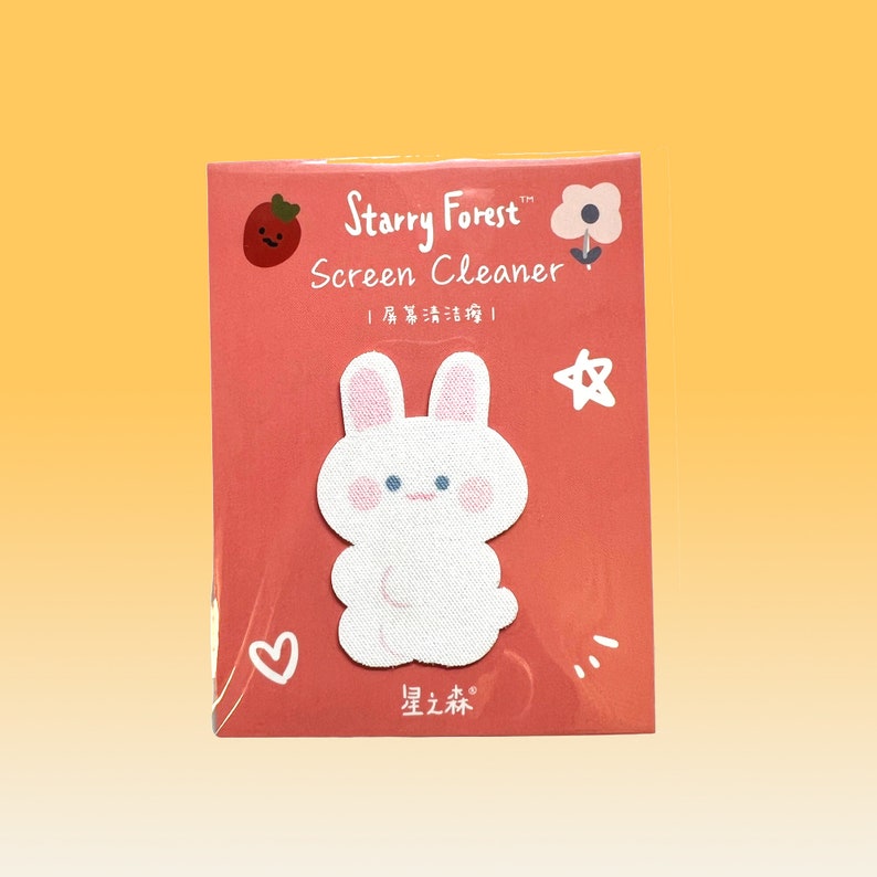 Screen Cleaner Sticker Starry Forest Screen Cleaner Sticker Cloth (reusable and Washable) for ...