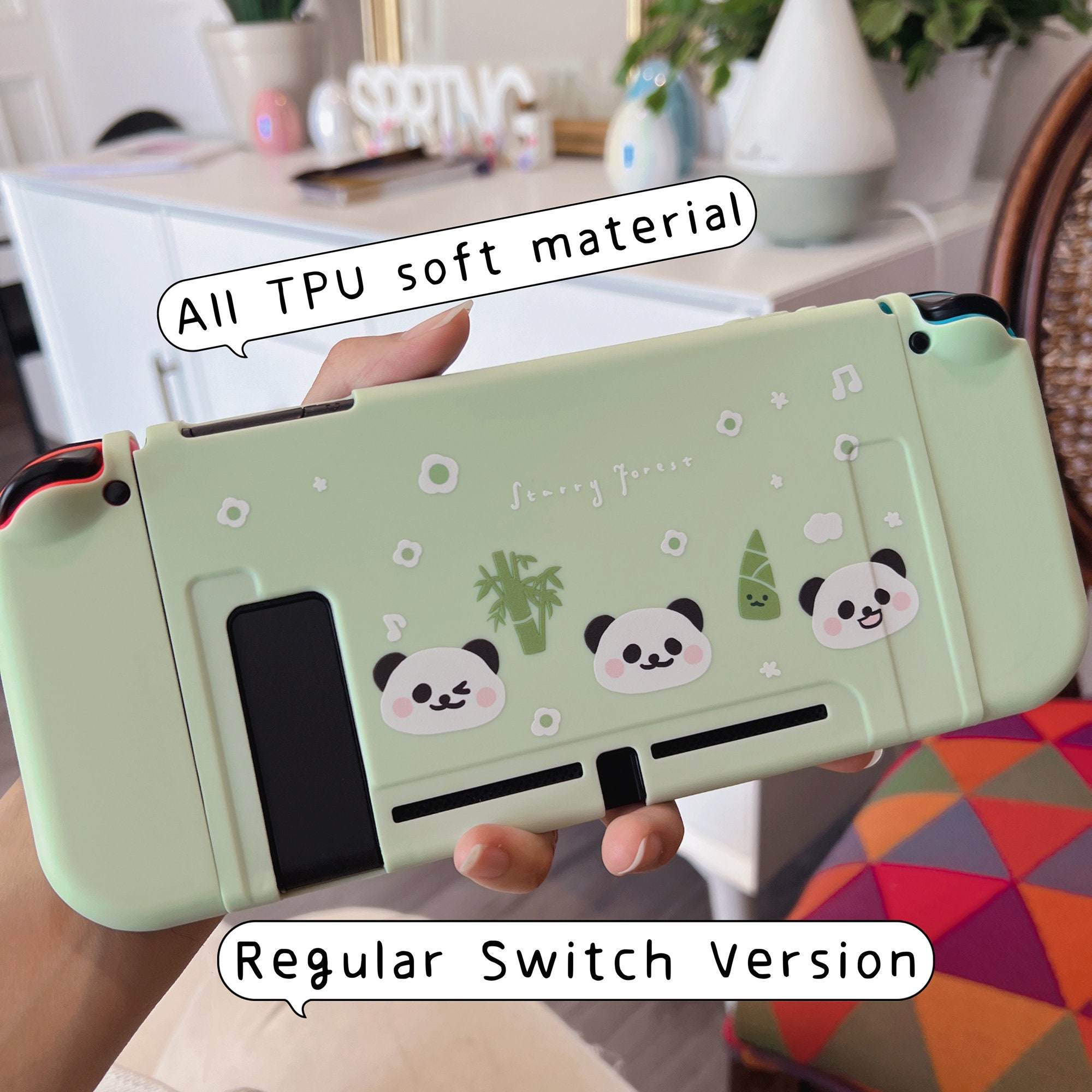 STARRY FOREST Panda Nintendo Switch 2 Case, Switch OLED, Cute