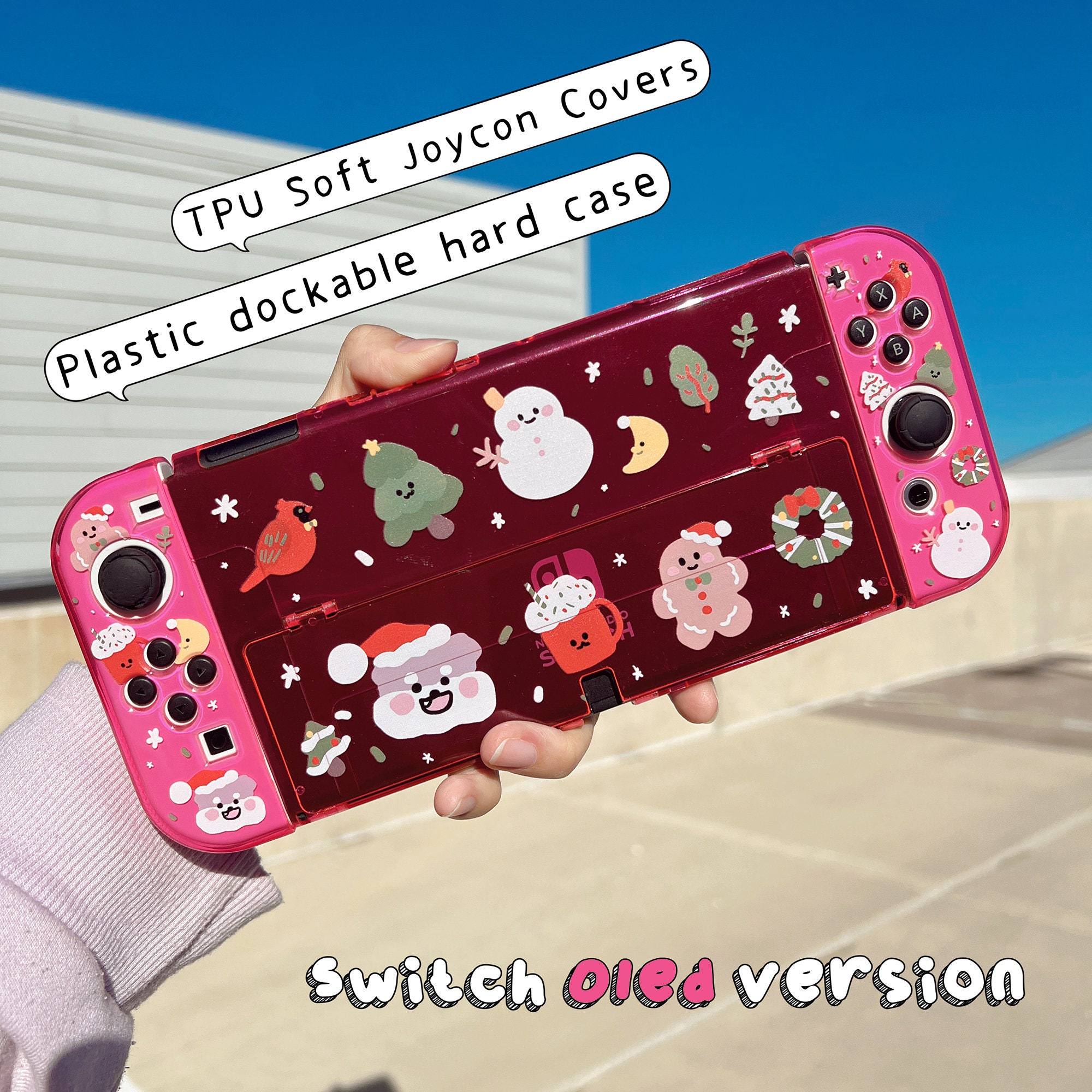 Starry Forest Christmas Case for Nintendo Switch, Switch Oled