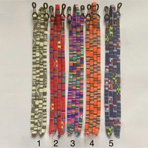 Multicolour Cotton Eyeglass Strap, Unisex Eyewear Chain, Glasses strings