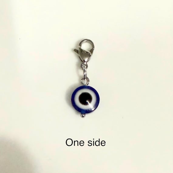 Evil Eye Charm, Handbag/ Purse clip on Charm, Protection/ Good Luck/ Nazar/Handmade Charm, Buggy Charm