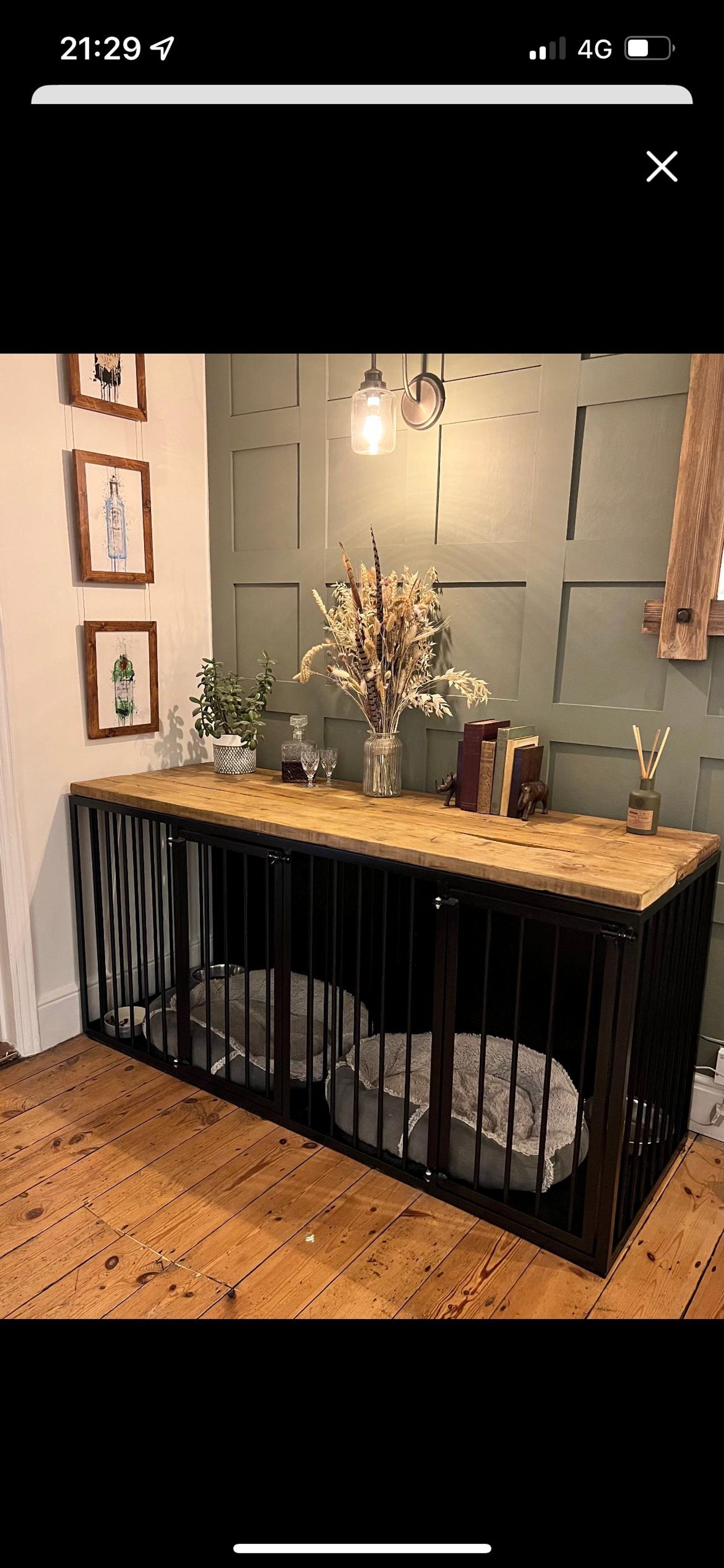 Bespoke Dog Crate Furniture Handmade - Etsy