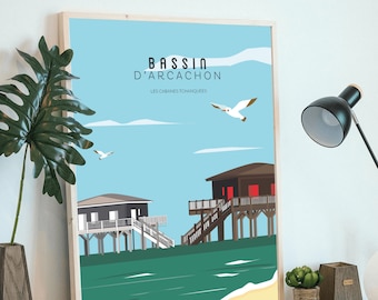 Arcachon Bay - Cabins on Tchanquées