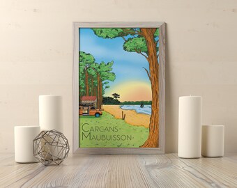 Carcans Maubuisson - The lake