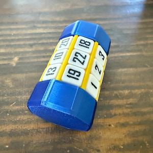 3D printed sliding puzzle