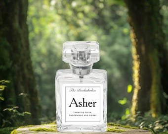 Asher Cologne for Men | Warm Spicy Sandalwood Amber Musk | Masculine Woody Fragrance | Dark Seductive Signature Scent | Gift for Him