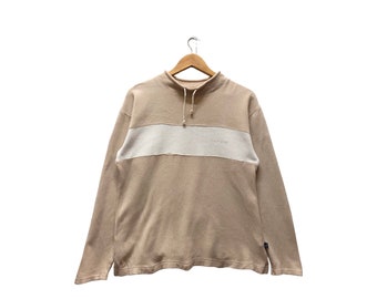 Rare!! vintage Kangol Long Sleeve Small Logo Broderie Spellout Jumper Kangol England