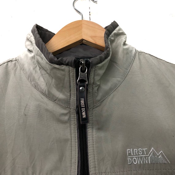 Rare!! First Down Jacket Windbreaker Small Logo E… - image 5