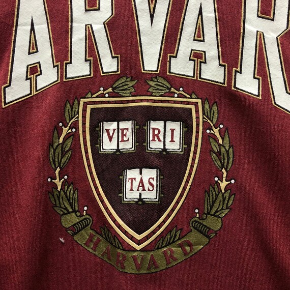 Rare!! Vintage University of Harvard Sweatshirt B… - image 6