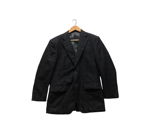 Rare!! Plain A.V.V Homme Blazer Button Double Pockets Plain Jumper 