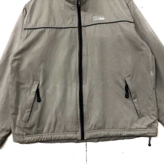 Rare!! First Down Jacket Windbreaker Small Logo E… - image 3