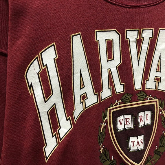 Rare!! Vintage University of Harvard Sweatshirt B… - image 5