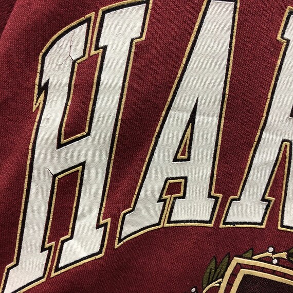 Rare!! Vintage University of Harvard Sweatshirt B… - image 7