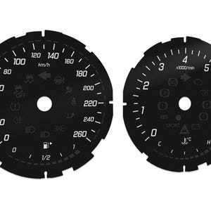 For Mercedes-Benz  E, CLS W213  - Speedometer dials MPH to km/h Gauges