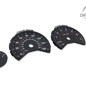3D BMW F30 F31 F32 F33 F34 F36 F3X - Speedometer dials MPH Gauges