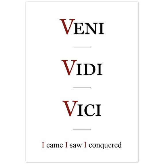 Veni Vidi Vici Poster