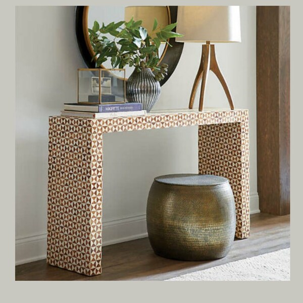 Bone Inlay Bench - Etsy